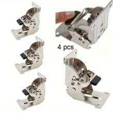 4个装90度折叠桌腿支架，带锁伸缩支撑支架，重型折叠支架，可折叠自锁铰链，带螺丝，适用于桌椅床腿脚 - A - 查看 9