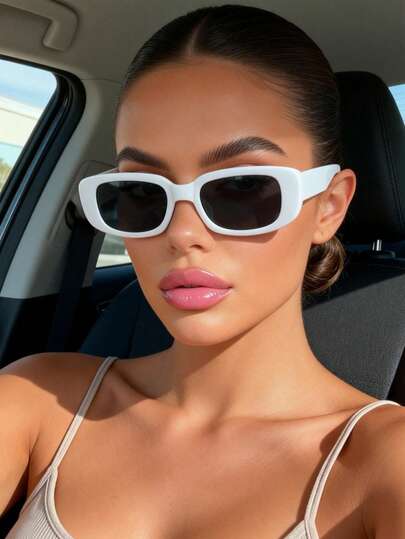 1 pieza Gafas de moda vintage personalizadas con estampado de leopardo para mujer, adecuadas para conducir, pescar, navegar, pasear, festivales musicales, vacaciones tropicales en la playa y actividades casuales al aire libre. Accesorio de moda apto para todos los tipos de rostro.