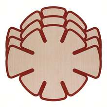 Petal-Shaped Silicone Baking Mat, Reusable Non-Stick Baking Tray, Heat-Resistant, Suitable For Cookies, Cakes, Macarons. Bottom Grid Design For Easy Cleaning, Even Heat Conduction, Cake Decorating, Cookie Making, Non-Stick Surface, Silicone, Heat-Resistant Pad, Baking Paper Liner, Choice For Home Bakers And Cooking Enthusiasts - Multicolor - View 18