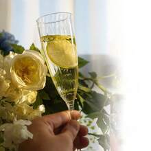 150ml Champagne Flute, 5oz Unbreakable Stemmed Champagne Glasses, Reusable Champagne Toasting Flutes, Clear Plastic Martini Glasses - Perfect For Cocktails, Champagne And Desserts - Reusable, Mousse Cups - Transparent - View 8