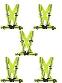 1pc Reflective Vest, Elastic Reflective Strap, Reflective Clothing, Suitable For Night Running, Cycling, Walking, All Seasons, Reflective Running Vest - Multicolor - View 19