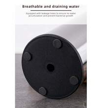 Household Knife Holder Plastic Storage Rack Kitchen Knife Stand - Silver - View 8