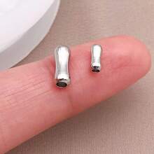 20颗18K镀金黄铜隔珠，竹节珠，金属管珠，小骨质散珠，适用于珠宝制作、手链、项链等DIY工艺品 - 彩色 - 查看 5