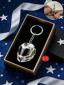 2D Flat, This Cyberpunk -Shaped 2D Acrylic Keychain Condenses The Futuristic Mechanical Feel Into A Small Space, Giving People A Very Fashionable And Cool Feeling. It Is Suitable As A Bag Accessory Or Gift And Can Be Used As A Couple's Outfit, Couple - Multicolor - View 3