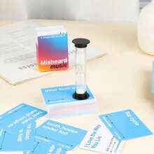 2025 Funny Misheard Music Cards, 50-Pack Interactive Family Game With Sound & Laughter, Perfect For Parties, Kids & Adults Educational Toy - 音樂卡(500張) - 查看 7
