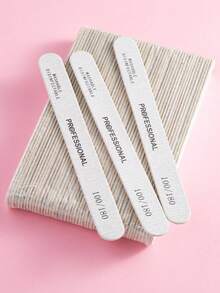 10/5PCS Nail File And Buffer Set - Professional Manicure Tools Kit With 100/180 Grit, Portable Nail Care Kit For Home/Salon,Strip Shape - Multicolor - View 6