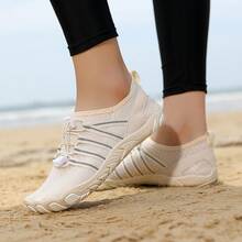 Outdoor Schwimmschuhe, Watschuhe für Damen und Herren, Tauchschuhe, Strand Schnorchelschuhe, Outdoor Angeln Fünf-Finger-Schuhe, Indoor Yoga Springseil Fitness Schuhe - Aprikosenfarben - Übersicht 10