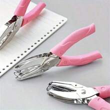 1.5mm/3mm/5mm Star / 5.5mm Heart / 6mm DIY Loose-Leaf Hole Puncher, Small Metal Single Hole Puncher, Student Handmade Heart Hole Punch - A - View 6