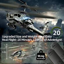 Cool Military Remote Control Helicopter, Easy To Operate, Durable Design, Unlock The Fun Of Flying, Suitable For Both Boys And Girls / Birthday Gift - Multicolor - View 4