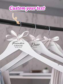 Personalized Bridesmaid Hangers,Wedding Coat Hanger With Personalization,Bridesmaid Hangers Personalized,Bridesmaid Hangers Wedding Hangers Bride Hanger Personalized Wedding Hanger Bridal Hanger Bride Engraved,Ornamental,Reusable,Multi-Functional,Stylish,Exquisite - D - View 1