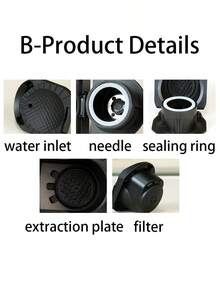 1pc Capsule Adapter Holder Compatible With And Capsule Machines - Black - View 6