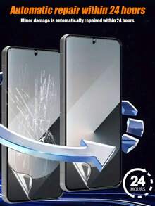 一套，前后膜组合，超高清无损屏幕保护膜，兼容三星系列，水凝胶材质，不伤屏幕，纳米材料自修复划痕，操作流畅无卡顿，兼容三星 Z Fold3、Z Fold4、Z Fold5、Flip3、Flip4、Flip5、Galaxy Z Fold 6/Galaxy Z Flip 6/Galaxy Z Fold 7 系列 - 無色 - 查看 3