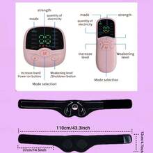 Entrenador de Cadera EMS para Mujeres - 10 Modos, 30 Niveles de Fuerza, Pantalla LED y Control Remoto, Cinturón Ajustable Inalámbrico para Levantar, Moldear y Contornear Glúteos (110 cm, Carga USB) - 1 - Ver 5