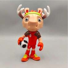 2026 World Cup Mascot Figurine 1PC, Football Goalkeeper Statue Decor, Collectible Soccer Souvenir For Canadian Fans, World Cup Memorabilia For Home Office Shelf, Sports Fan Figurine Collection Gift - 白頭鷹+豹+駱駝 - 查看 4