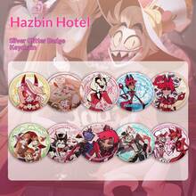 Hell Hotel Badge, Comes With 10pcs 75mm Anime Double-Sided Badges, Birthday Gift - Christmas Gift, Perfect Gift - Physical Gift (No Watermark, Random Delivery) - Multicolor - View 8