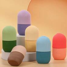 1/3 Silicone Ice Cube Tray, Silicone Ice Roller, Face & Eye Ice Roller, Silicone Beauty Ice Roller Skincare Tool, Face Massage Ice Cube Tray, Reusable Ice Roller, Essential For Back To School Season - Multicolor - View 11