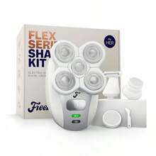 Afeitadora Eléctrica Flexseries para Mujer Cortadora de Bikini y Pelo Corporal para Piel Sensible y Piernas Suaves Blanco - Blanco - Ver 6
