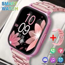 Reloj inteligente multifuncional unisex - Pantalla HD de 1.5", llamadas inalámbricas, control de cámara, ajuste de música, seguimiento de actividad física, fondo de pantalla personalizable | Compatible con teléfonos Android, alertas de llamadas y mensajes - Multicolor - Ver 14