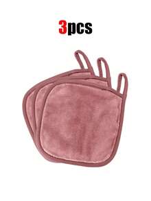 12条装柔软超细纤维面巾，带挂环，可卸妆，亲肤温和，可水洗重复使用。适用于圣诞节、冬季、粉色系、毕业季、生日、节日、夏季、秋季、Y2K、时尚、女士化妆、化妆派对、海滩旅行、露营、学校户外活动、校园旅行、节日装饰礼品、玫瑰色、少女角色扮演、最佳颜色、魅力、氛围 6/3/1 套装 - 紫丁香色 - 查看 9