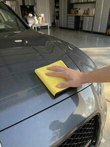 YITUMU 1只/2只装超细纤维绒面洗车手套，双面防刮清洁手套，超强吸水绒面洗车手套和毛巾套装，专业汽车美容和家居清洁用品 - A - 查看 6