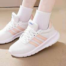 Adidas 男女新款透氣網麵慢跑休閒運動跑步鞋 - 米色 - 查看 5