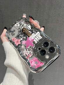 Ốp lưng điện thoại mềm mại, in họa tiết ngôi sao 5 cánh nhiều màu sắc, mạ điện, màu kem, tương thích với các dòng điện thoại IP17/IP17PROMAX/Iphone16/Iphone16pro/Iphone16promax/Iphone15/XR/7p8p/P12promax/P13promax/P14PROMAX/P13/P14/P11/P12/P14, dễ thương và thời trang, dày dặn, bảo vệ tốt cho các kích cỡ XS/S/XSMAX/78GES2. - Nhiều màu - Xem 5