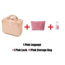 1pc Large Capacity Zipper Makeup Bag, Fashionable Travel Toiletry Organizer, High-Quality Cosmetic Brush Holder, Suitable For Short Trips, Business Trips, Picnics, Home Storage, Wardrobe Organization - Eid Al-Fitr, Ramadan - Multicolor - View 10