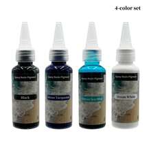 50ml环氧树脂颜料膏，高浓度颜料膏，适用于环氧树脂和UV树脂，抗紫外线不透明颜料，可用于制作蜂窝纹理和蕾丝效果，以及3D花卉树脂杯垫。 - 環氧樹脂海浪色漿 - 查看 7