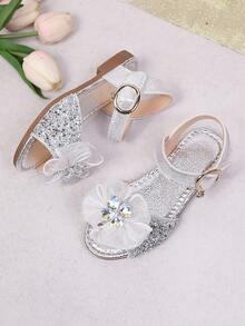 婴儿凉鞋 - 銀色 - 查看 3