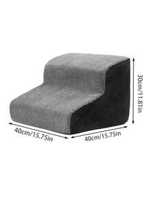 1/2/3/4/5 Steps Pet Stairs, Suitable For Cats And Dogs, Ramp For Bed/Sofa, Non-Slip & Durable, Removable & Washable, Ideal For Injured, Elderly Or Arthritic Pets. Best Selling Product. - Light Grey - View 13