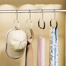 6/12pcs Hat Organizer Rack, Belt Organizer Rack, Closet Organizer Rack, Suitable For Belts, Ties, Scarves, Vests, Hats, Bras, Shoes, Handbags, Dresses, Pants, Jeans, Boots, Skirts - Multicolor - View 2