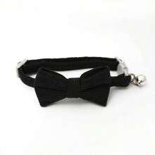 1pc Adjustable Cat Collar With Detachable Bow Tie, Suitable For Medium And Small Cats And Dogs - Multicolor - View 7
