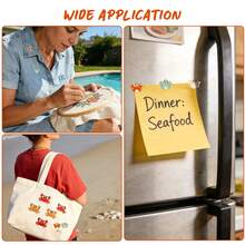 GIURKUU 3pcs Animal Pattern Magnetic Needle Minder, Cute & Fun Design, Suitable For Cross Stitch, Embroidery, Sewing Needle Craft Organizer - 3 Crabs - View 7