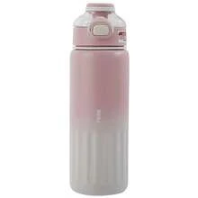 Xiaocha Diary Insulated Cup, Durable Straw Cup, Large Capacity Portable Stainless Steel Water Bottle - M-209W Purple - View 3