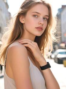 Braided Stretchy Solo Loop Compatible With Apple Watch Band Ultra 49mm 45mm 44mm 46mm 42mm 41mm 40mm 38mm Men Women, Soft Nylon Elastic Braided Wristbands Bands Strap Replacement Compatible With IWatch Ultra 2 3, Series 11/10/9/8/7/6/5/4/3/2/1 SE As A Gift For Students Returning To School - Black - View 10