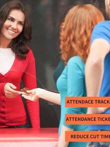 100张/套 双倍抽奖券、双倍优惠券、活动门票、入场券，适用于各种活动、嘉年华、抽奖、游戏、庆典、饮料等。 - 彩色 - 查看 7