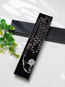 1 pieza Estuche de regalo premium con set de 45 piezas de pulsera con cuentas de perlas, rosario de oración diaria - Multicolor - Ver 8