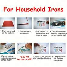 1pc/2pcs/3pcs Long-Lasting Heat Transfer Stickers, Book Reading Day Patch, For DIY T-Shirt, Sweatshirt, Jeans, Hoodie, Backpack, Jacket, Handbag, Pillow - L+S - View 7