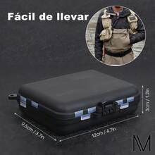 274 Piezas Kit De Accesorios De Anzuelos Pesca Señuelo Caja,anzuelos, Derivas De Peces, Plomadas, Alfileres, Alicates Lua, Cuentas,zurevalo - Gris - Ver 3