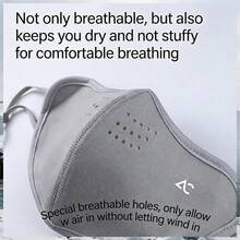 Warm Face Mask For Autumn/Winter, Dust-Proof And Cold-Proof, Women's Cycling Face Mask, Thick Fleece Warm Face Mask, Thick Windproof And Cold-Proof, Breathable 3D Face Mask - Multicolor - View 8