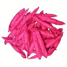 5 件装波点睡眠卷发棒，柔性非加热卷发棒，桃花造型卷发海绵，条状兔耳魔术卷发棒，睡眠泡沫卷发棒 - 彩色 - 查看 10