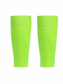 1 đôi ống tay thể thao trẻ em, bảo vệ ống chân khi chơi bóng đá, làm từ vải dệt kim polyester, thích hợp cho các hoạt động thể thao ngoài trời dành cho trẻ em từ 8-16 tuổi. - Nhiều màu - Xem 20