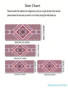 图案桌垫，适用于家庭和办公室的加长型大型鼠标垫、大型游戏鼠标垫、笔记本电脑键盘垫，底部采用防滑橡胶材质，边缘缝合加固。 - 彩色 - 查看 9
