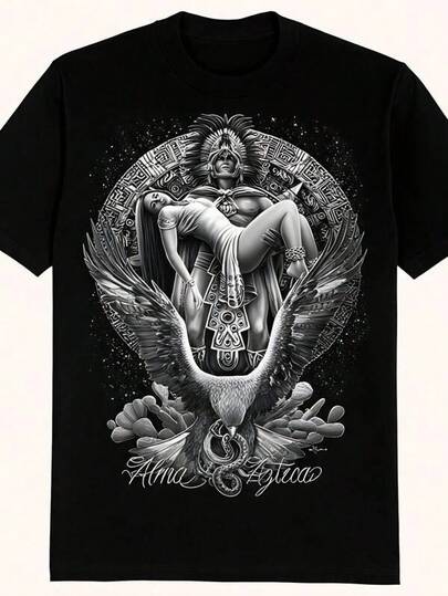 Men's T Shirts Men's Cotton T-Shirt,T-Shirt Chicano Graphic T-Shirt, Street Style Clothing Chicano Art, Lowrider Art, Graphic, Chicano Art T-Shirt, Street Fashion Style, Retro Millennial Men's Printed T-Shirts Men's Casual Print Round Neck Short Sleeve T-Shirt Standard Fit T-Shirt For Men