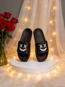 4-Season Slippers, Indoor Household Slippers, Bathroom Slippers, Outdoor Beach Slippers, Pool Slippers, Slippers, Slip-On Slippers - Black - View 9