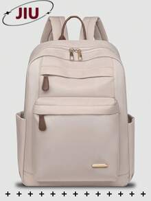 Anti-Theft Multi-Compartment Casual Nylon Backpack Women Purse; Can Hold A 15.6-Inch Business Laptop Backpack; Multi-Pocket Lightweight School Bag; Large-Capacity Travel Bag; Multi-Functional Book Bag - Multicolor - View 13