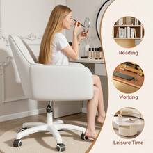 Daluvenix Vanity Stools - White - View 5