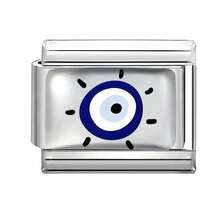 1件DIY树脂模块化互锁手链，饰有心形和眼睛元素，适合作为派对礼物送给朋友/情侣，适用于圣诞节、新年、万圣节、情人节等节日，设计精美，不锈钢材质，本地制造，实用时尚，是圣诞节和万圣节的必备单品，秋季色调，圣诞风格 - M293509 - 查看 15