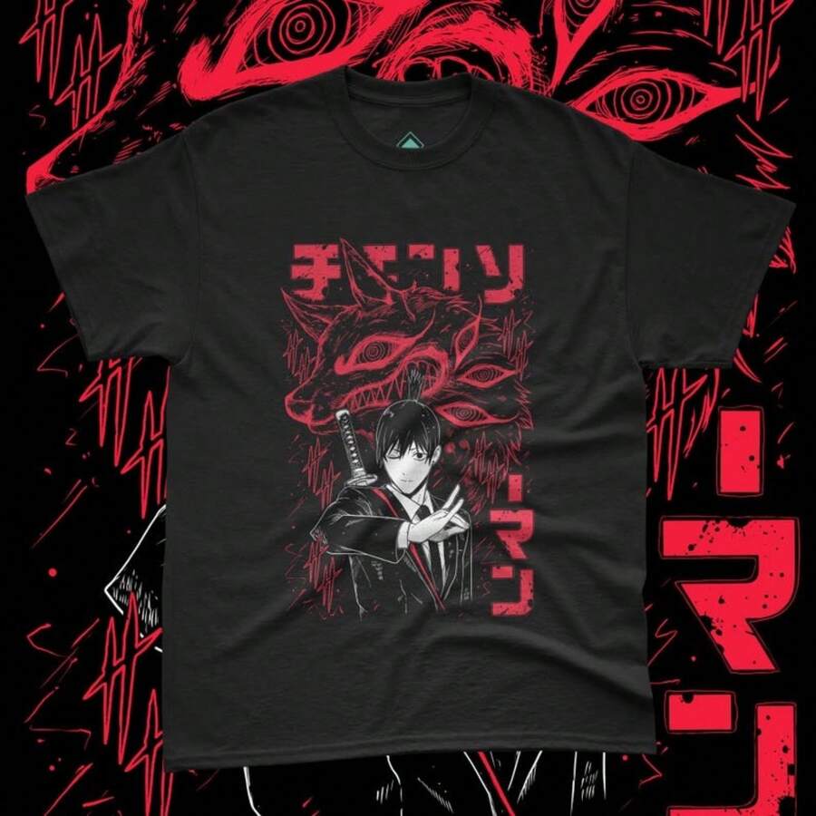 Aki - Chainsaws Man | Unisex Anime Classic Crew T-Shirt