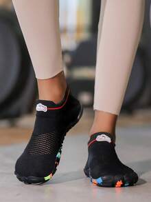 Quick-Drying Water Shoes, Unisex Outdoor Wading Shoes, Hiking, Rafting, Anti-Slip, Snorkeling, Swimming, Beach Shoes For Women, Suitable For Rocks And Tidal Pools, All-Season Versatile, Indoor Yoga & Swimming Shoes - Black - View 10